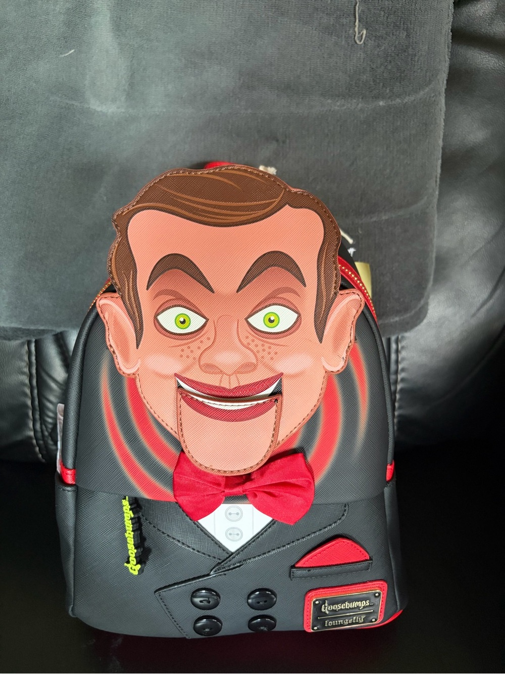 Loungefly Goosebumps Slappy Ventriloquist Character Mini Backpack